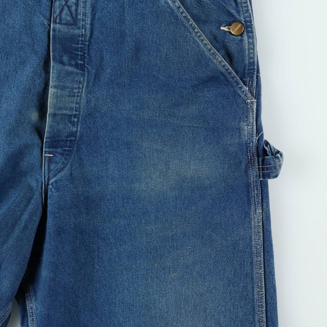 Carhartt denim overalls for men, equivalent to w37 unclear blue type Vintage Second Hand