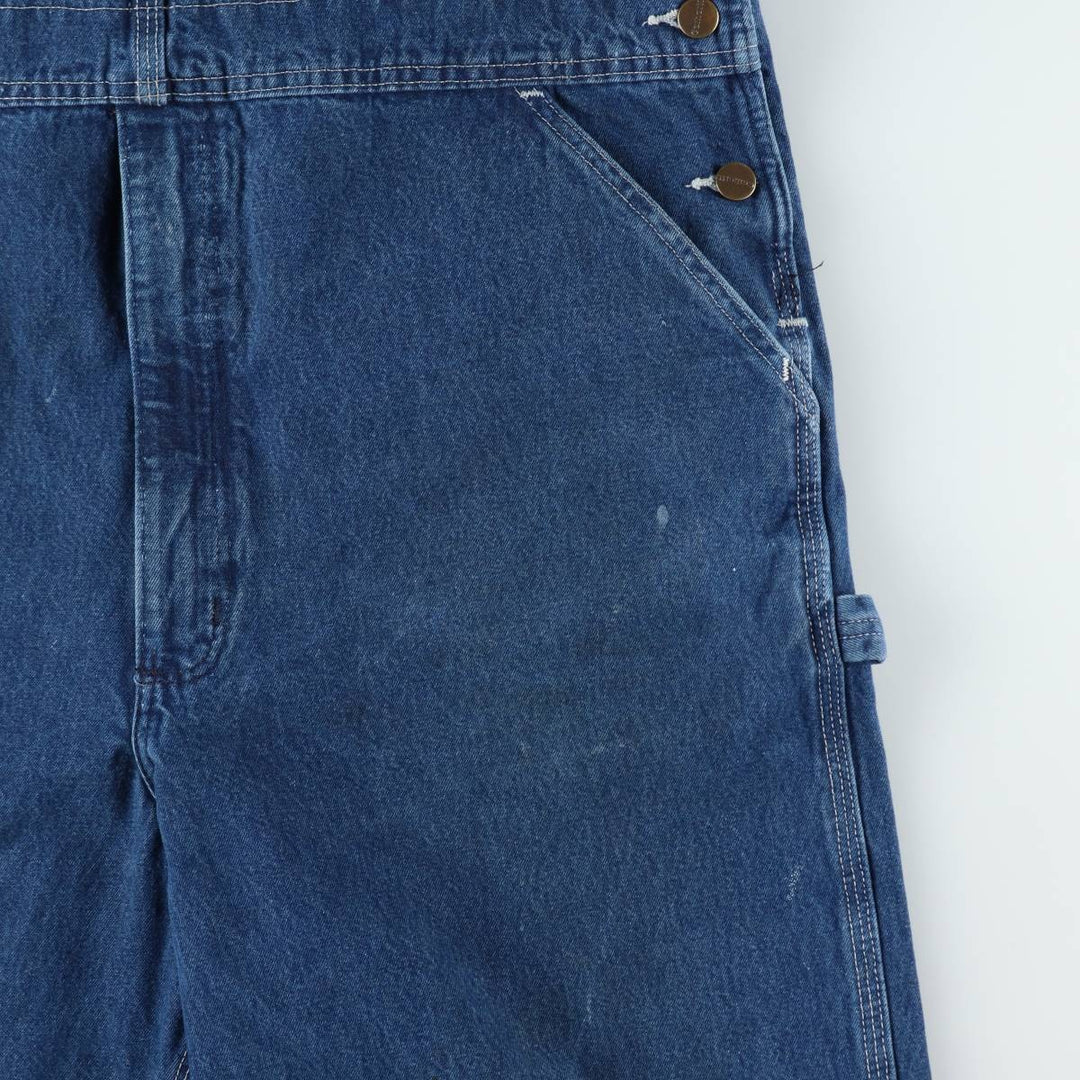 Big size Carhartt denim overalls for men, equivalent to w40 unclear blue type Vintage Second Hand