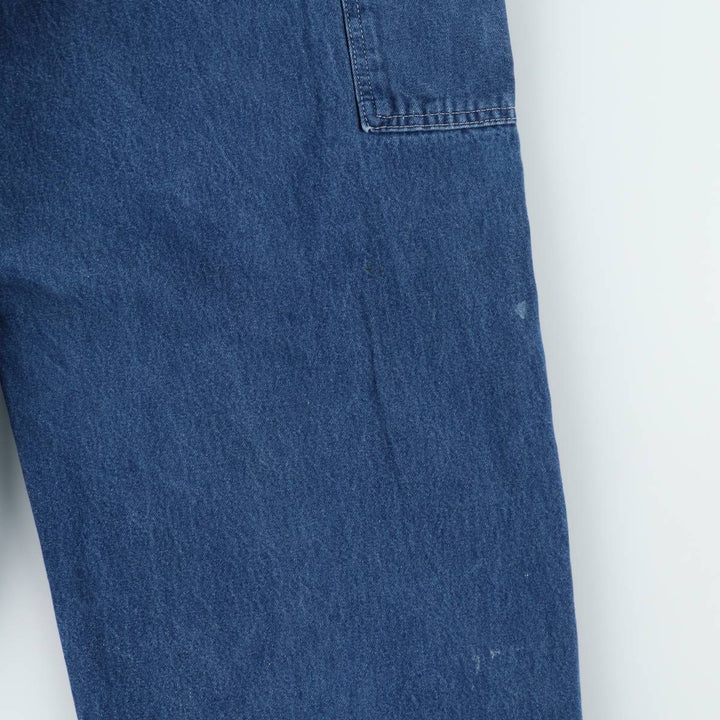 Big size Carhartt denim overalls for men, equivalent to w40 unclear blue type Vintage Second Hand