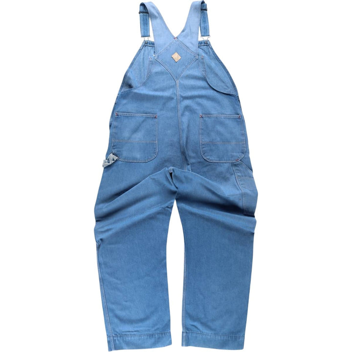 80s-90'S Big Mac denim overalls, made in USA, men's size W44 equivalent, vintage. cotton blue type Vintage Second Hand