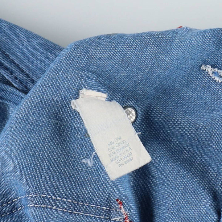 80s-90'S Big Mac denim overalls, made in USA, men's size W44 equivalent, vintage. cotton blue type Vintage Second Hand