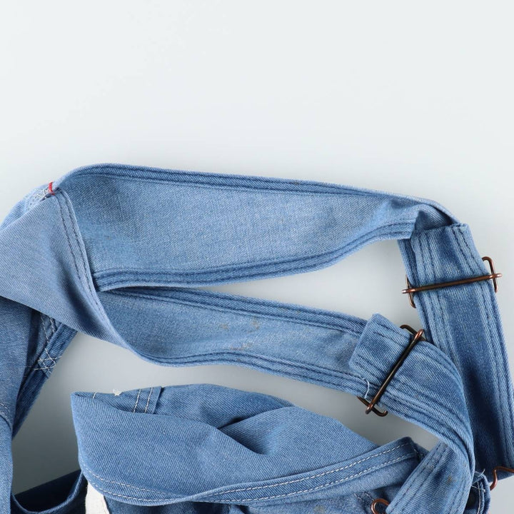 80s-90'S Big Mac denim overalls, made in USA, men's size W44 equivalent, vintage. cotton blue type Vintage Second Hand