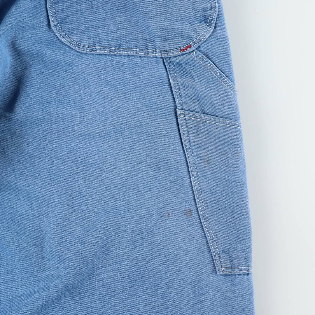 80s-90'S Big Mac denim overalls, made in USA, men's size W44 equivalent, vintage. cotton blue type Vintage Second Hand