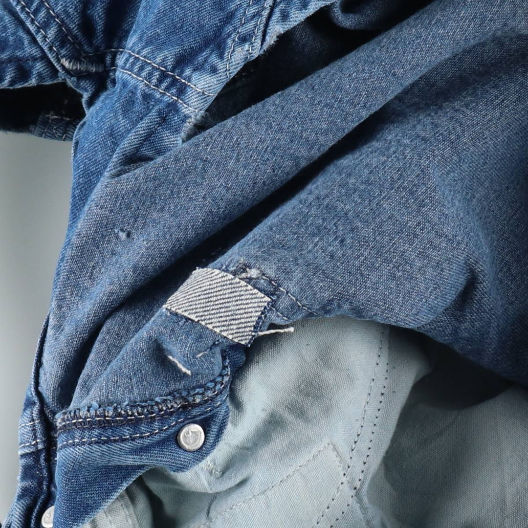 Carhartt denim overalls for men, equivalent to W38 unclear blue type Vintage Second Hand