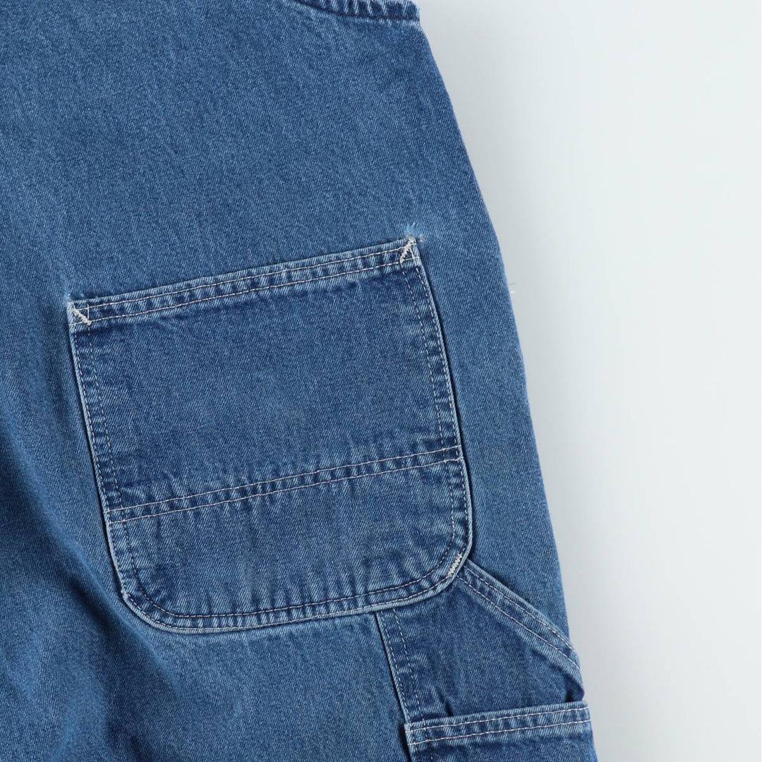 Carhartt denim overalls for men, equivalent to W38 unclear blue type Vintage Second Hand