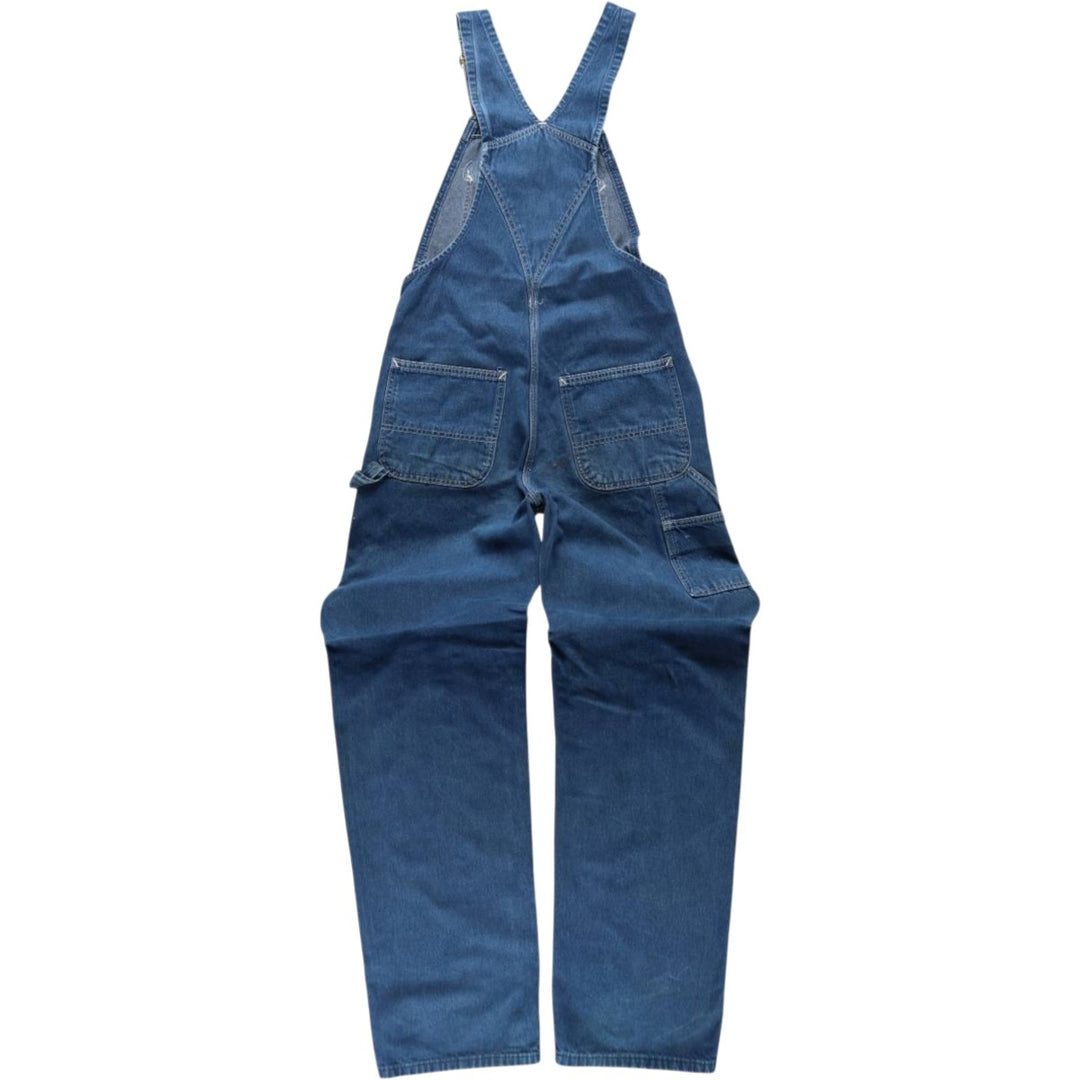 Carhartt Men's Denim Overalls (W30 equivalent) unclear navy blue type Vintage Second Hand
