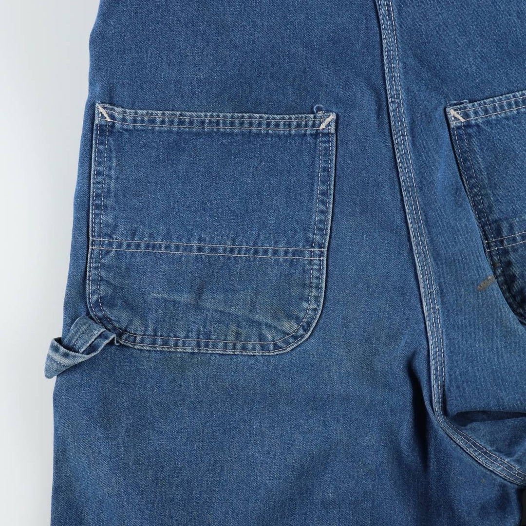 Carhartt Men's Denim Overalls (W30 equivalent) unclear navy blue type Vintage Second Hand