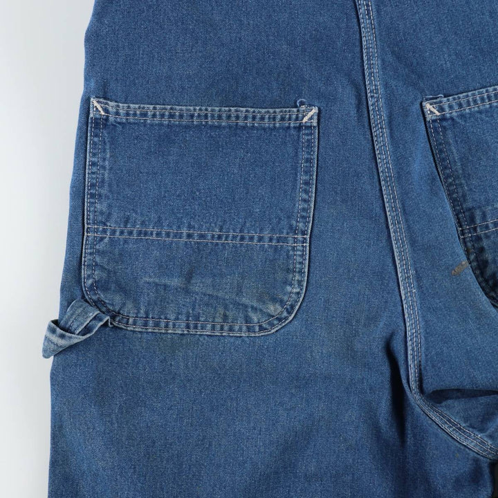 Carhartt Men's Denim Overalls (W30 equivalent) unclear navy blue type Vintage Second Hand