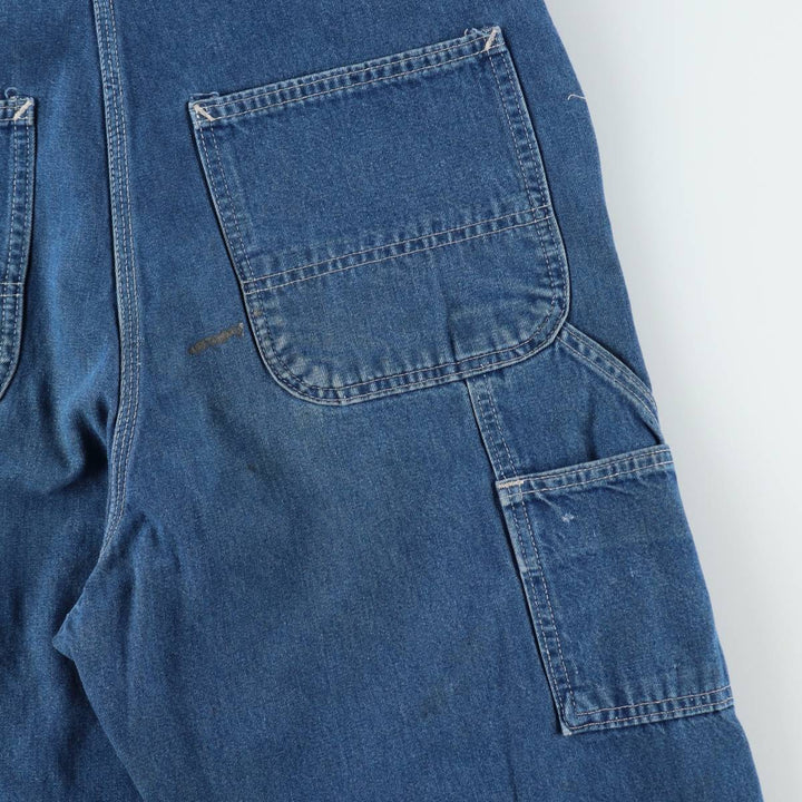 Carhartt Men's Denim Overalls (W30 equivalent) unclear navy blue type Vintage Second Hand