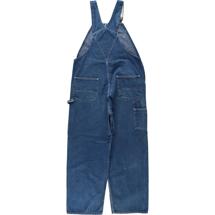 Carhartt denim overalls for men, equivalent to w37 unclear navy blue type Vintage Second Hand