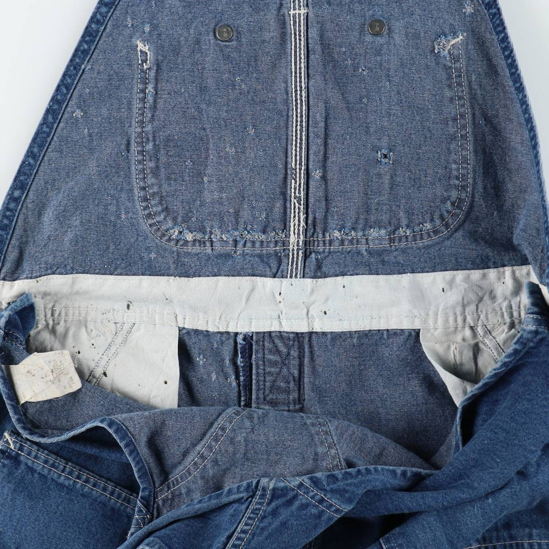 Carhartt denim overalls for men, equivalent to w37 unclear navy blue type Vintage Second Hand