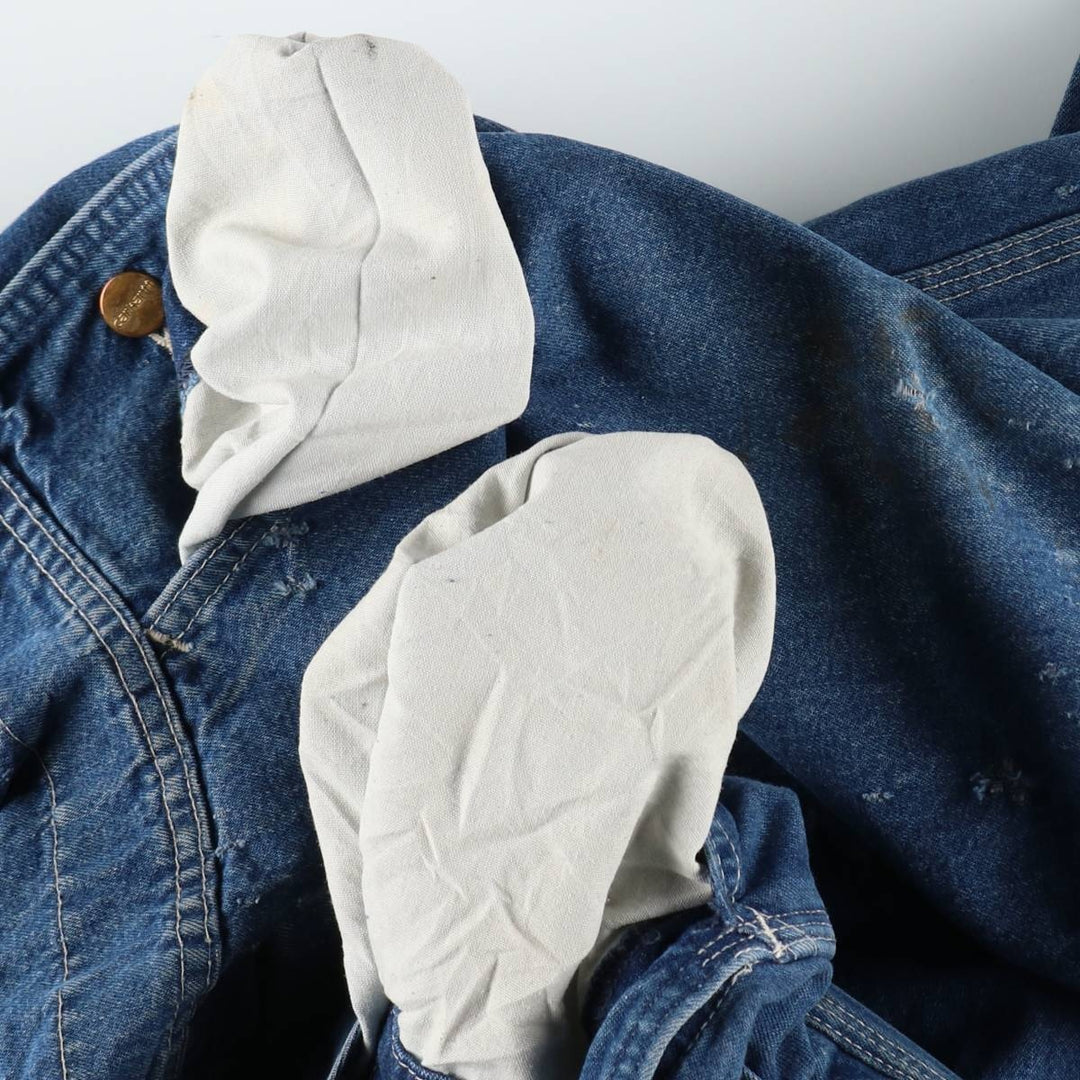Carhartt denim overalls for men, equivalent to w37 unclear navy blue type Vintage Second Hand