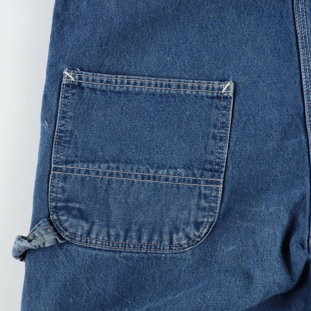 Carhartt denim overalls for men, equivalent to w37 unclear navy blue type Vintage Second Hand