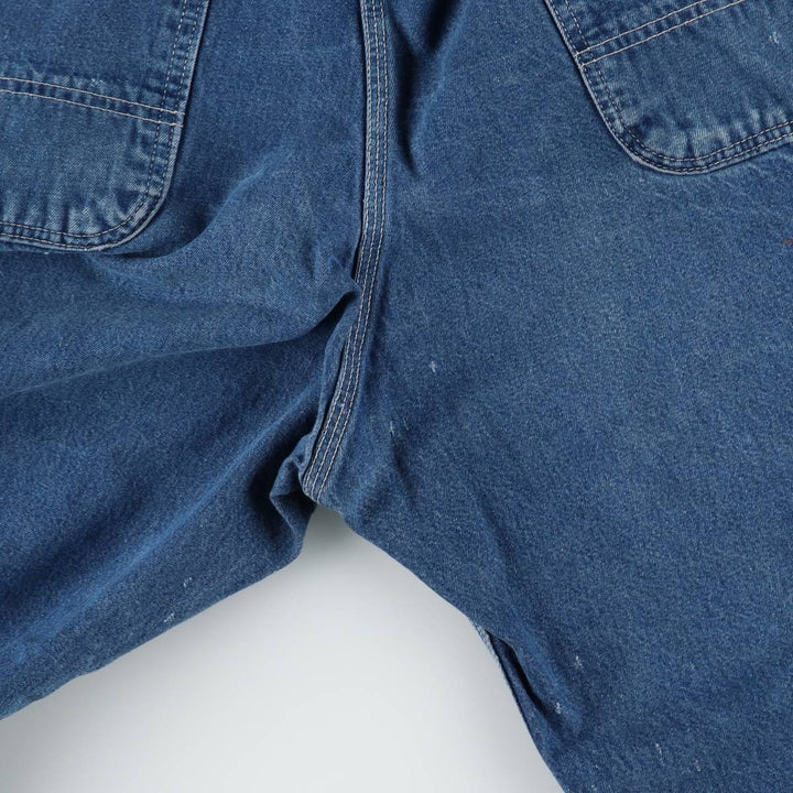 Carhartt denim overalls for men, equivalent to w37 unclear navy blue type Vintage Second Hand