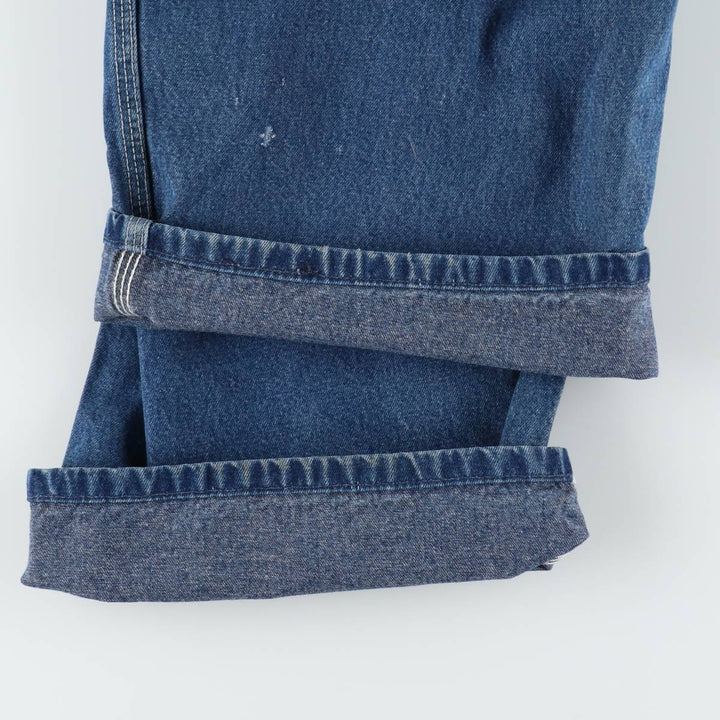 Carhartt denim overalls for men, equivalent to w37 unclear navy blue type Vintage Second Hand