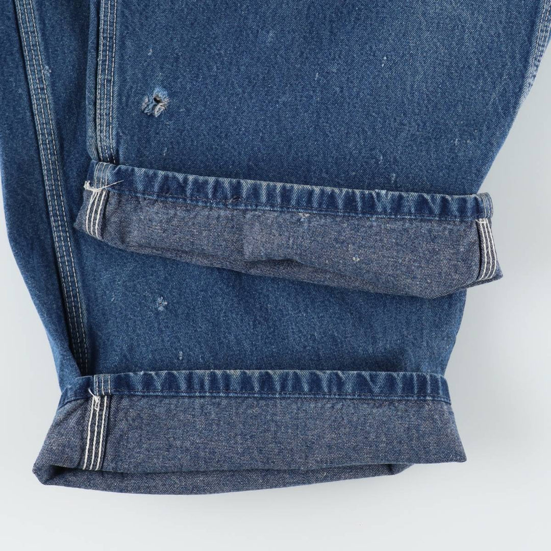 Carhartt denim overalls for men, equivalent to w37 unclear navy blue type Vintage Second Hand
