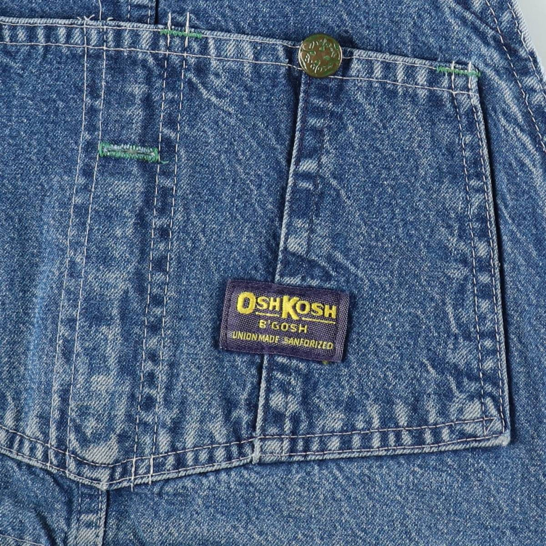 1960s-1970'S Osh Kosh denim overalls, men's size W35 (approx.), vintage. unclear blue type Vintage Second Hand