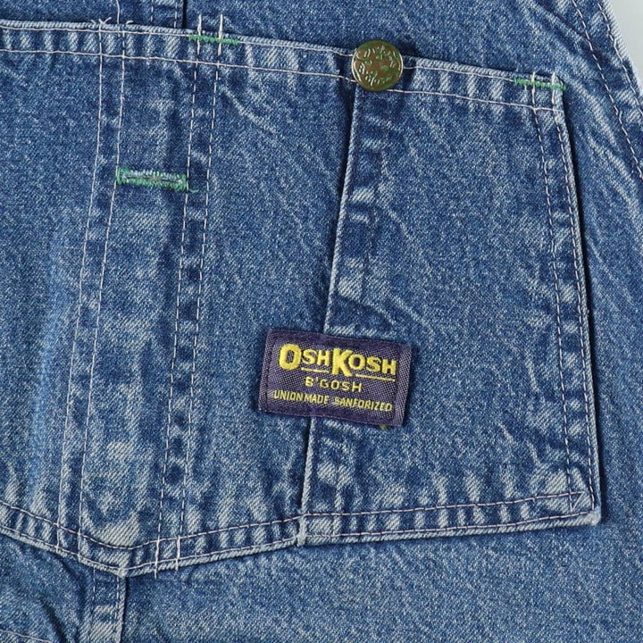 1960s-1970'S Osh Kosh denim overalls, men's size W35 (approx.), vintage. unclear blue type Vintage Second Hand