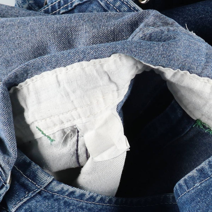 1960s-1970'S Osh Kosh denim overalls, men's size W35 (approx.), vintage. unclear blue type Vintage Second Hand
