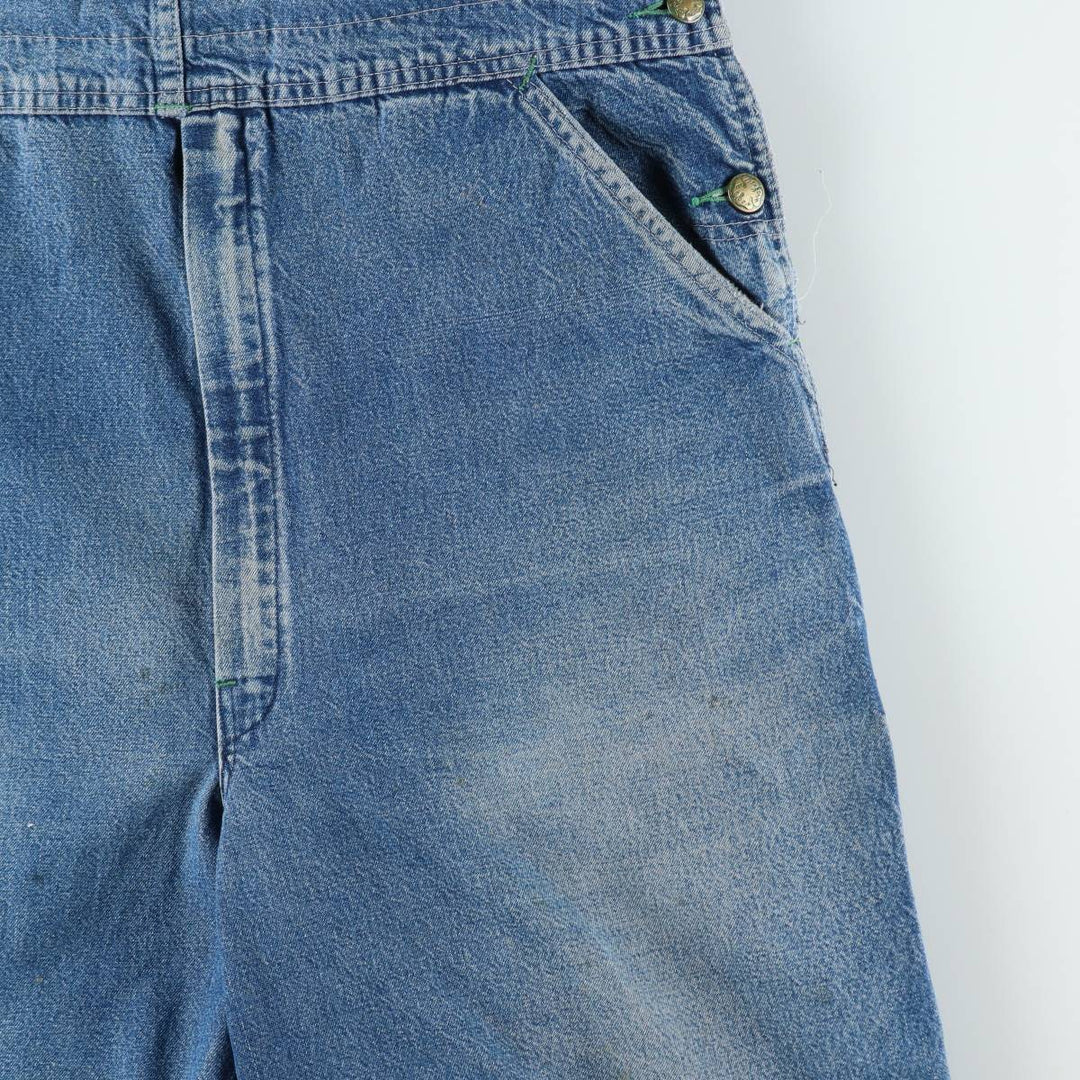 1960s-1970'S Osh Kosh denim overalls, men's size W35 (approx.), vintage. unclear blue type Vintage Second Hand