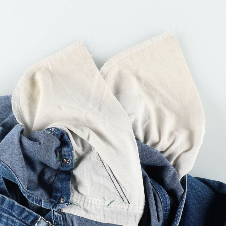 1960s-1970'S Osh Kosh denim overalls, men's size W35 (approx.), vintage. unclear blue type Vintage Second Hand