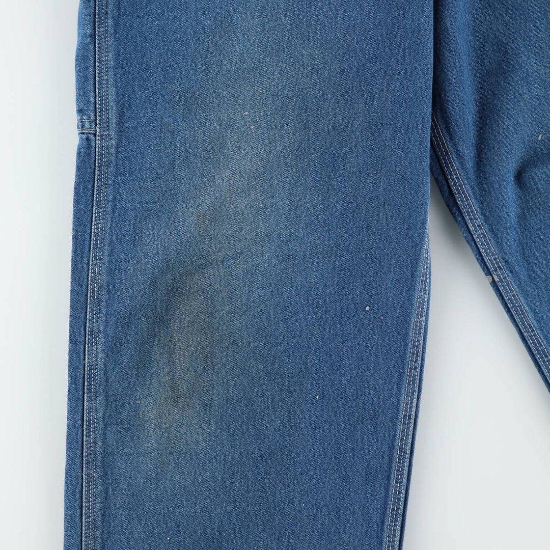 Carhartt denim overalls for men, equivalent to W38 cotton blue type Vintage Second Hand