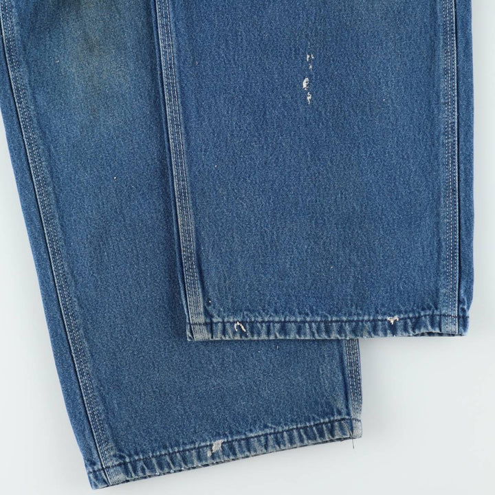 Carhartt denim overalls for men, equivalent to W38 cotton blue type Vintage Second Hand