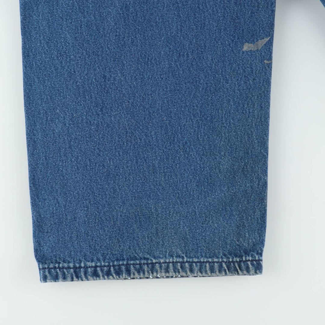 Carhartt denim overalls for men, equivalent to W38 cotton blue type Vintage Second Hand