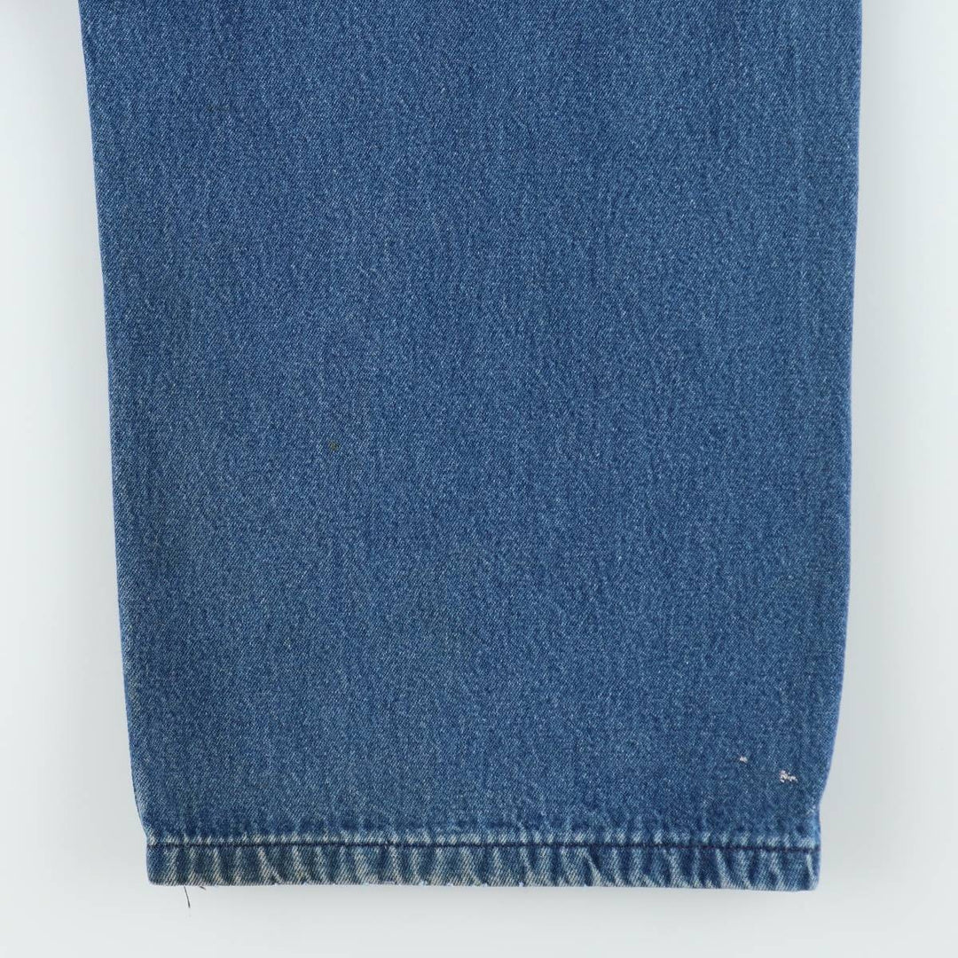 Carhartt denim overalls for men, equivalent to W38 cotton blue type Vintage Second Hand