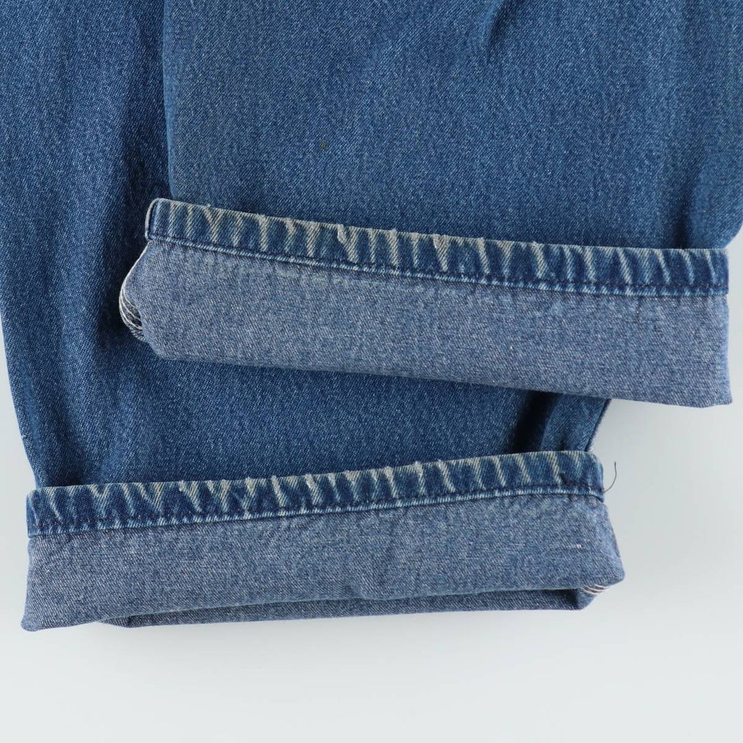 Carhartt denim overalls for men, equivalent to W38 cotton blue type Vintage Second Hand