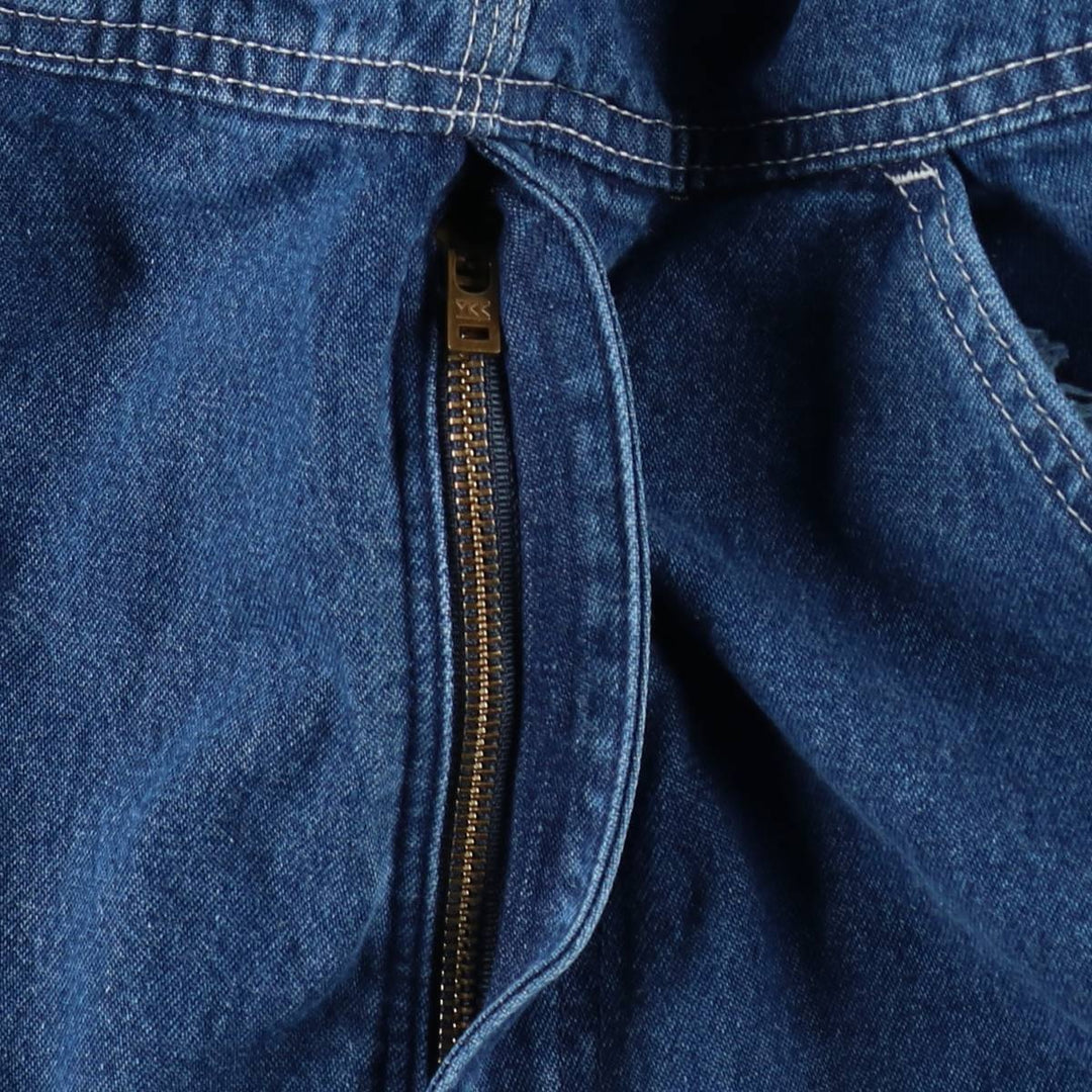 Carhartt Men's Denim Overalls (W30 equivalent) cotton navy blue type Vintage Second Hand