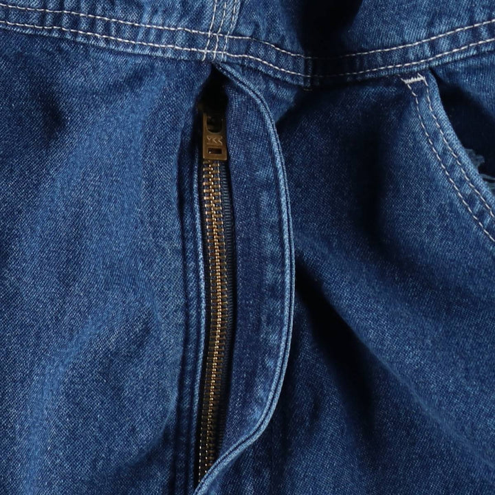 Carhartt Men's Denim Overalls (W30 equivalent) cotton navy blue type Vintage Second Hand