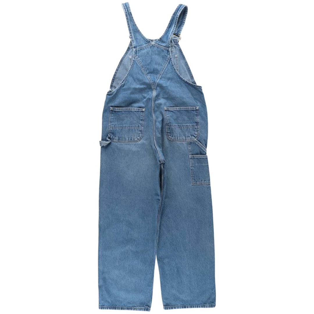 Carhartt denim overalls for men, equivalent to w36 cotton Blue type light blue Vintage Second Hand