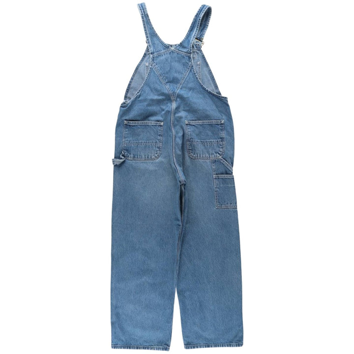 Carhartt denim overalls for men, equivalent to w36 cotton Blue type light blue Vintage Second Hand