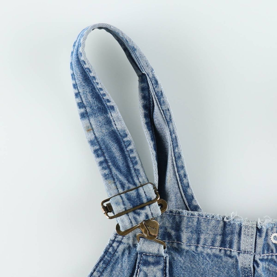 Carhartt denim overalls for men, equivalent to w36 cotton Blue type light blue Vintage Second Hand