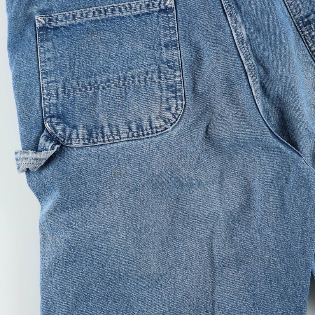 Carhartt denim overalls for men, equivalent to w36 cotton Blue type light blue Vintage Second Hand