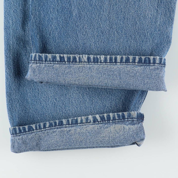 Carhartt denim overalls for men, equivalent to w36 cotton Blue type light blue Vintage Second Hand