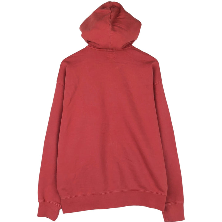 Levi's RELAXED Sweat Full-Zip Hoodie, Men's Size M (approx.) cotton red type Vintage Second Hand