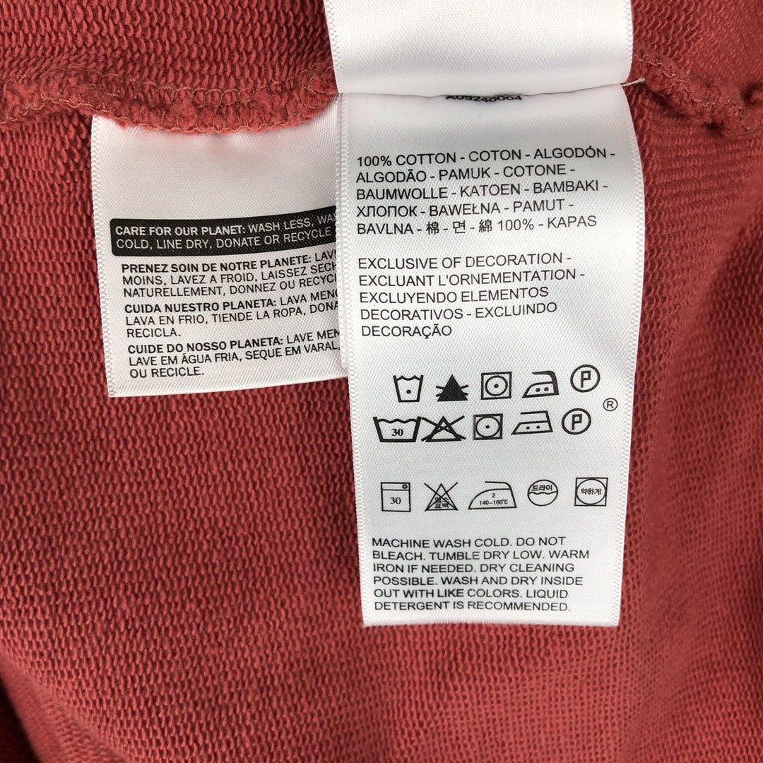 Levi's RELAXED Sweat Full-Zip Hoodie, Men's Size M (approx.) cotton red type Vintage Second Hand