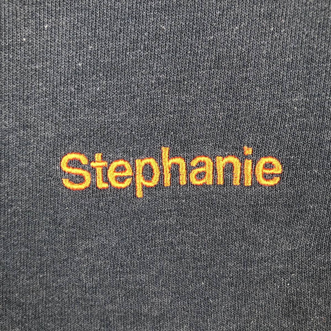 Carhartt Original Fit Notch Mechanical Constructors Advertising Full-Zip Sweatshirt Hoodie, Men's Size XL (approx.) cotton navy blue type Vintage Second Hand