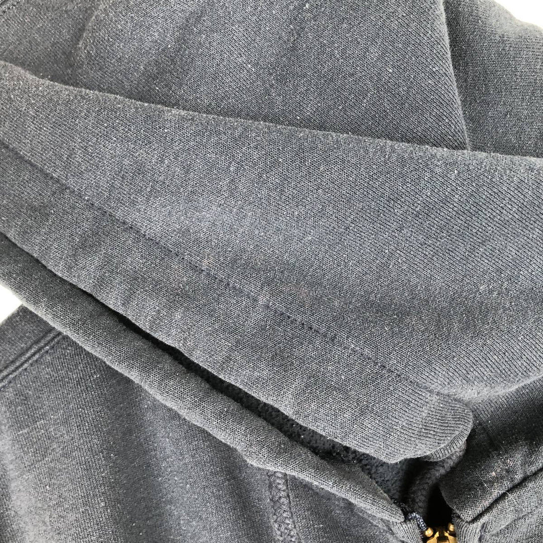Carhartt Original Fit Notch Mechanical Constructors Advertising Full-Zip Sweatshirt Hoodie, Men's Size XL (approx.) cotton navy blue type Vintage Second Hand