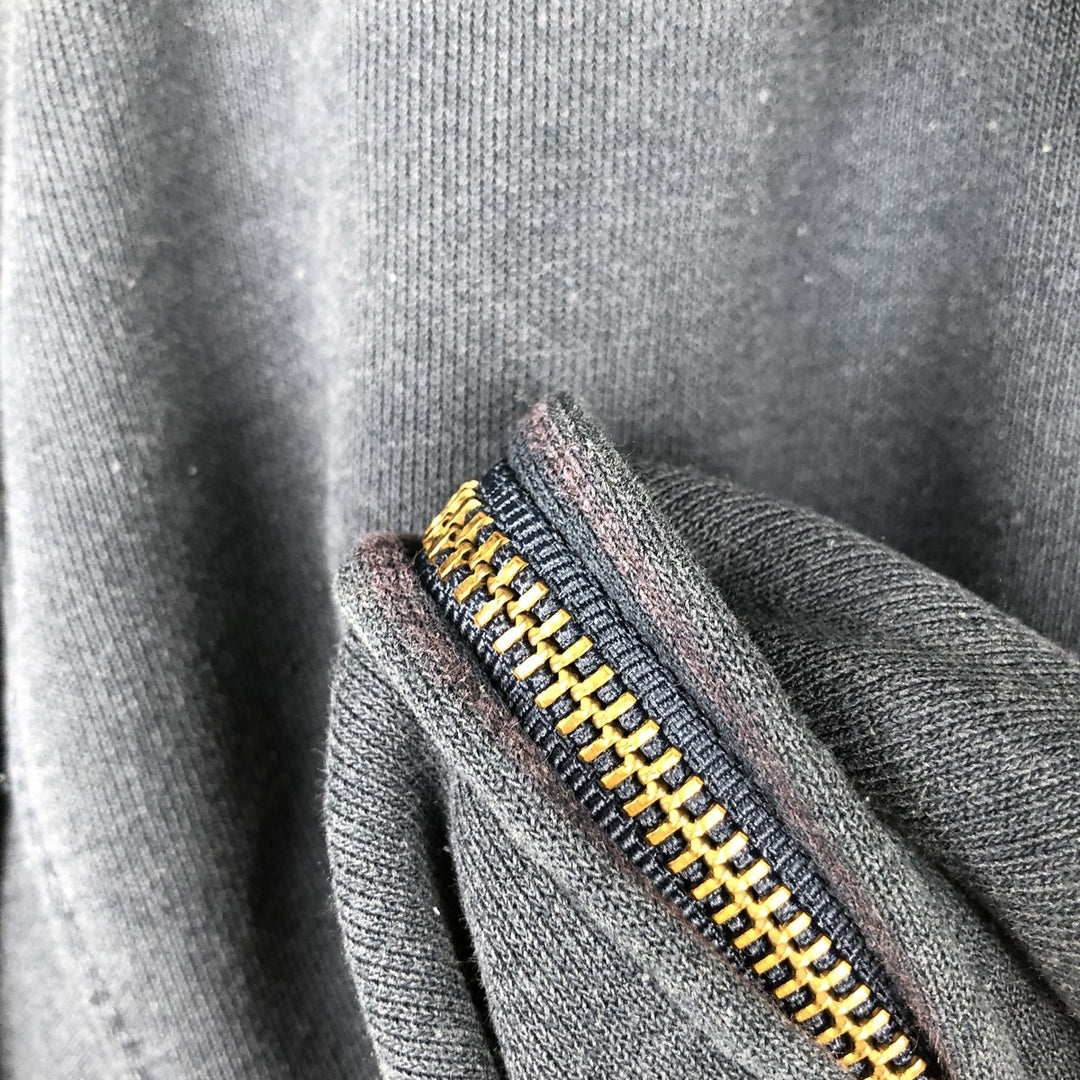 Carhartt Original Fit Notch Mechanical Constructors Advertising Full-Zip Sweatshirt Hoodie, Men's Size XL (approx.) cotton navy blue type Vintage Second Hand