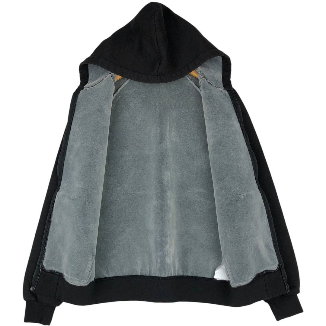 Carhartt WORK IN PROGRESS Bonded Sweat Full-Zip Hoodie (Men's Size S) cotton black type Vintage Second Hand