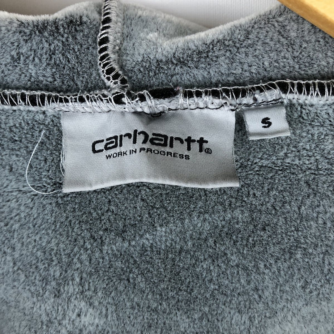 Carhartt WORK IN PROGRESS Bonded Sweat Full-Zip Hoodie (Men's Size S) cotton black type Vintage Second Hand