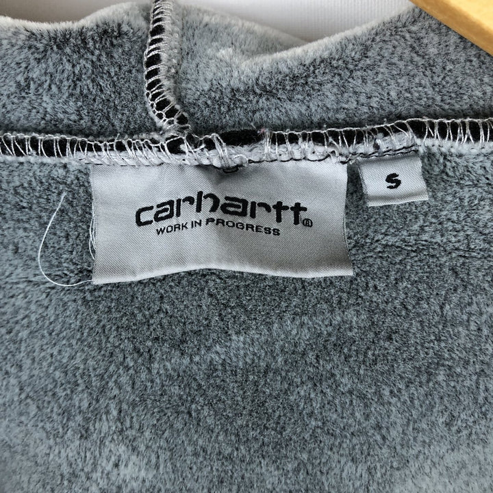Carhartt WORK IN PROGRESS Bonded Sweat Full-Zip Hoodie (Men's Size S) cotton black type Vintage Second Hand