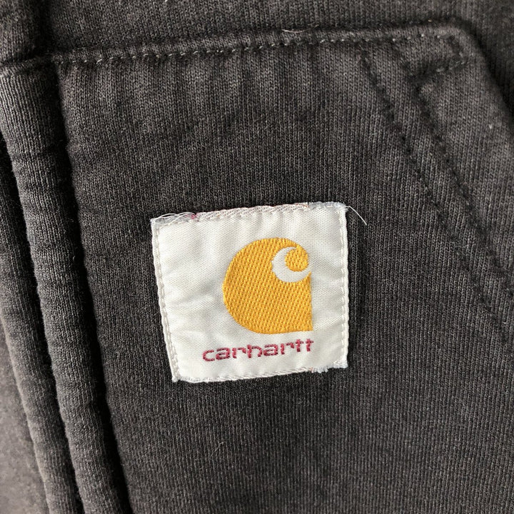 Carhartt WORK IN PROGRESS Bonded Sweat Full-Zip Hoodie (Men's Size S) cotton black type Vintage Second Hand