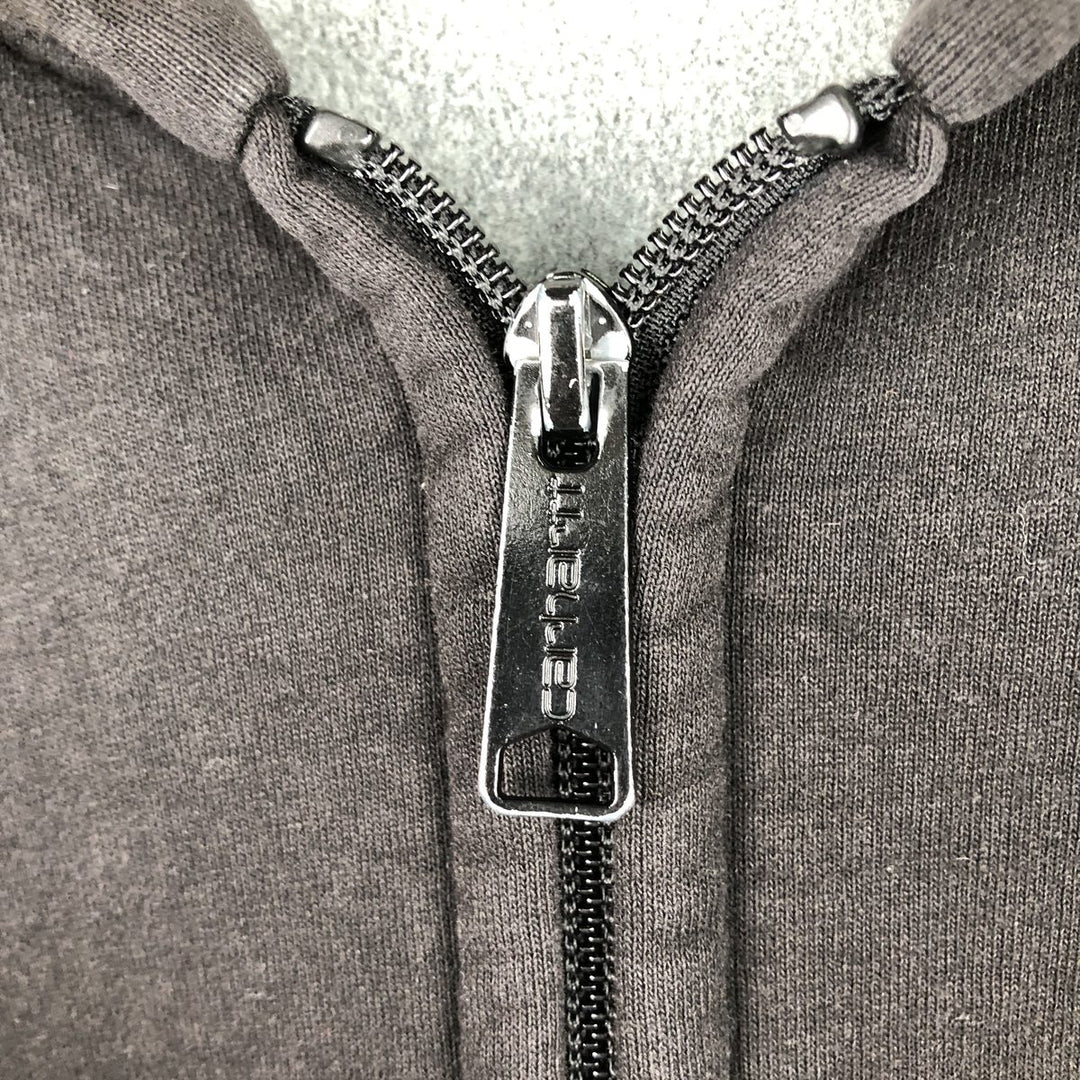Carhartt WORK IN PROGRESS Bonded Sweat Full-Zip Hoodie (Men's Size S) cotton black type Vintage Second Hand