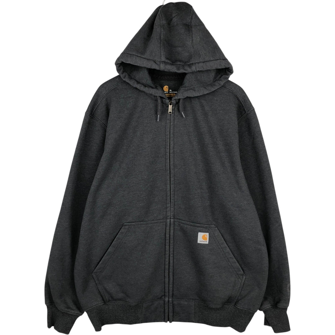 Carhartt ORIGINAL FIT Sweat Full Zip Hoodie Men's XL cotton gray type Vintage Second Hand