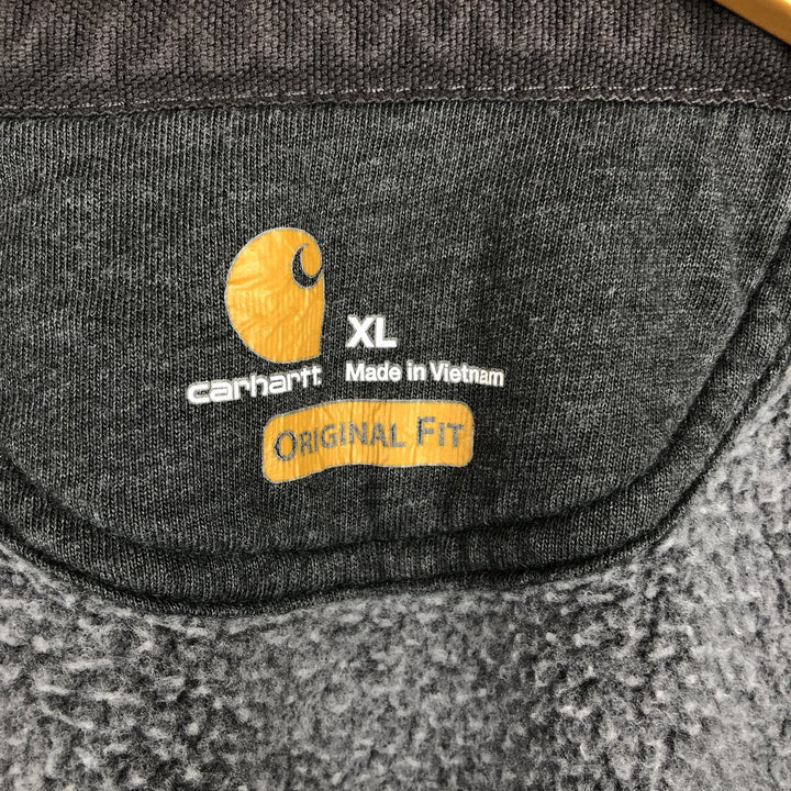 Carhartt ORIGINAL FIT Sweat Full Zip Hoodie Men's XL cotton gray type Vintage Second Hand