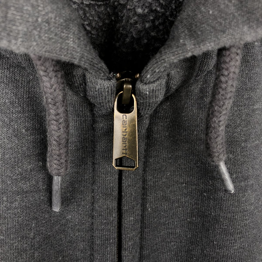 Carhartt ORIGINAL FIT Sweat Full Zip Hoodie Men's XL cotton gray type Vintage Second Hand